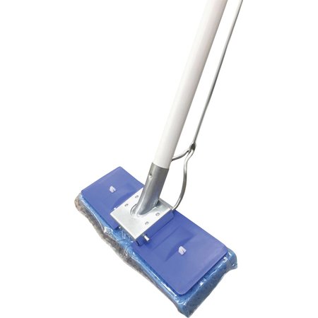 Millers Creek Mop, Butterfly Action, 47"L Handle, Blue/White MLE619315